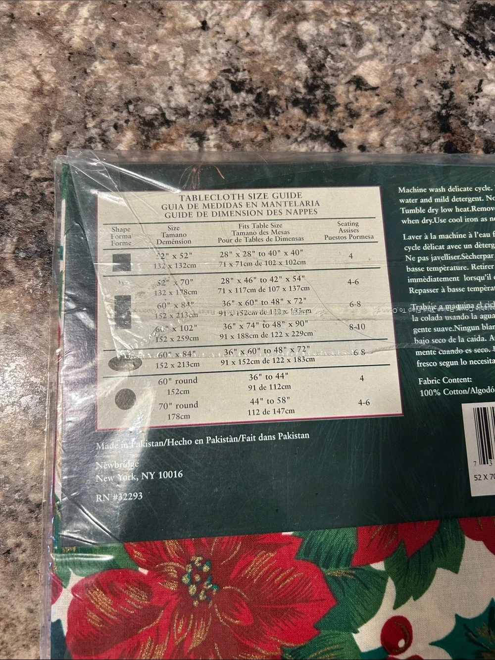 Red Poinsettia Holiday Throw